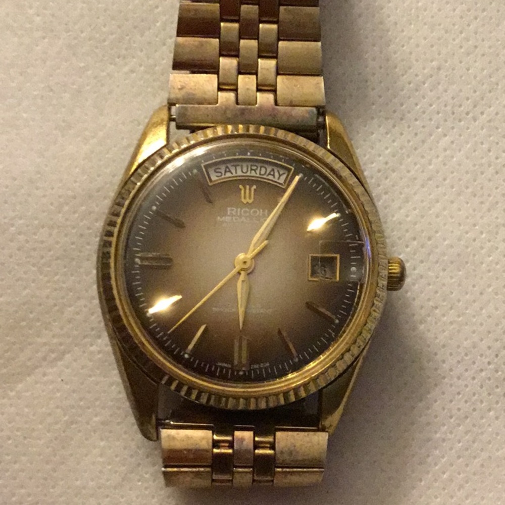 Vintage Ricoh Day/Date 17 Jewel Automatic Watch
